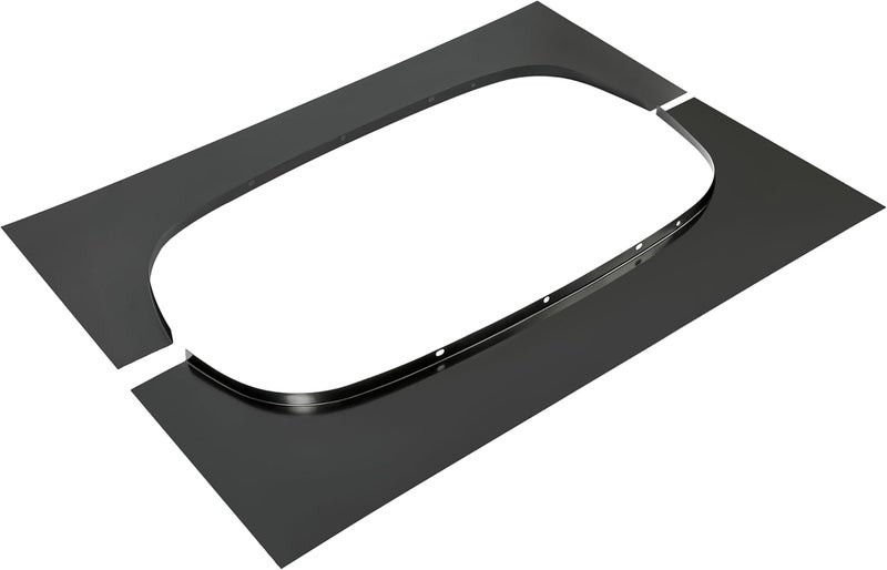 Kojem Wheel Arch Repair Panel Compatible with 2007-2014 Chevy Chevrolet Silverado 1500 2500HD 3500HD Truck Bed Upper Wheel Arch Patch Quarter Panels Black Steel Driver & Passenger Side - Image 2